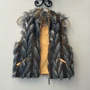 Faux fur vest
